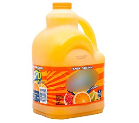 A not-so-healthy orange flavoured drink